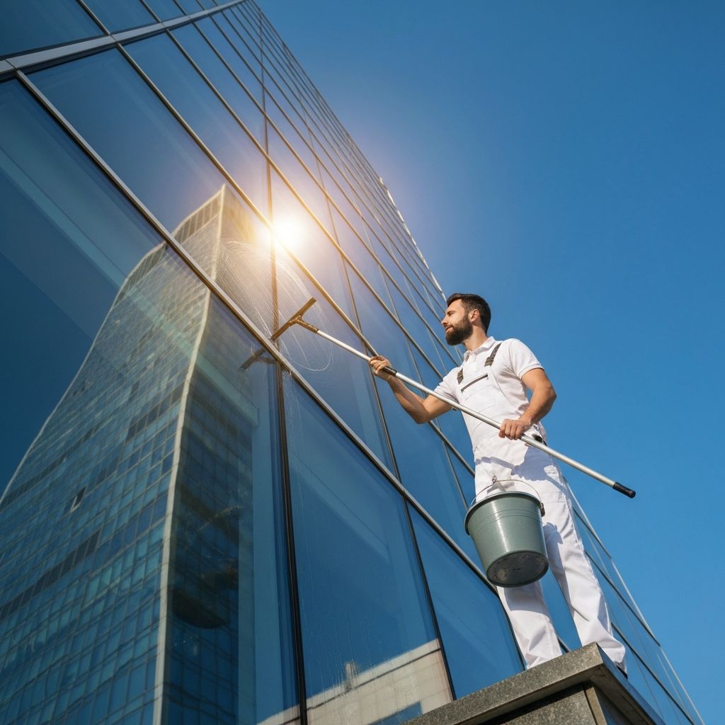 Professionell fönsterputsning